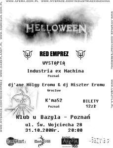 HELLoween 2008 + Red Emprez - Poznań, U Bazyla
