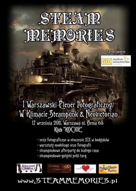 Steam Memories + steampunkowo gotycki pchli targ + koncert & afterparty - Warszawa, Voodoo Club