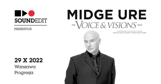 Midge Ure, Voice and Visions - Warszawa, Progresja Music Zone