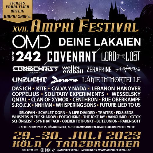 Kompletny line-up Amphi Festival 2023