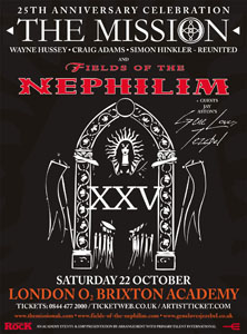 The Mission + Fields of the Nephilim + Gene Loves Jezebel