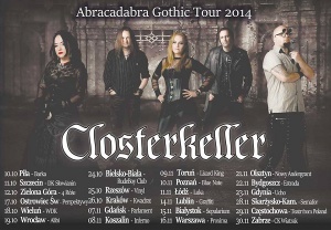 Abracadabra Gothic Tour 2014 Warszawa - Closterkeller + Archangelica